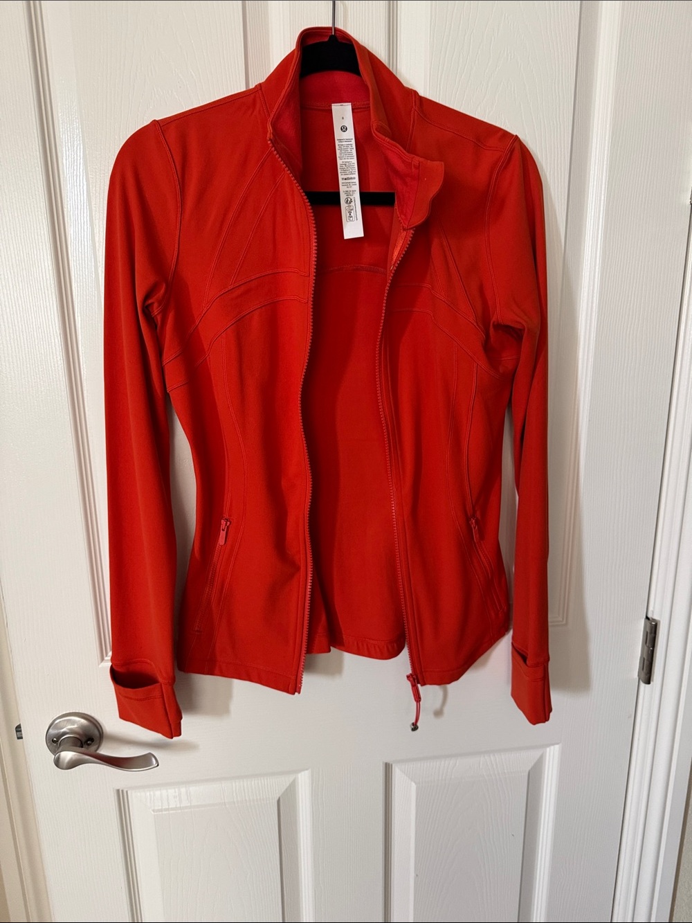 lululemon athletica Vibrant Red Zip-Up Active Jacket